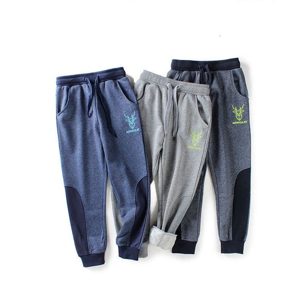 

children's jeans boys sport pants casual children loose trousers spring teenage school boy long pant fall clothes for kids 4 8 12 14 yr, Blue