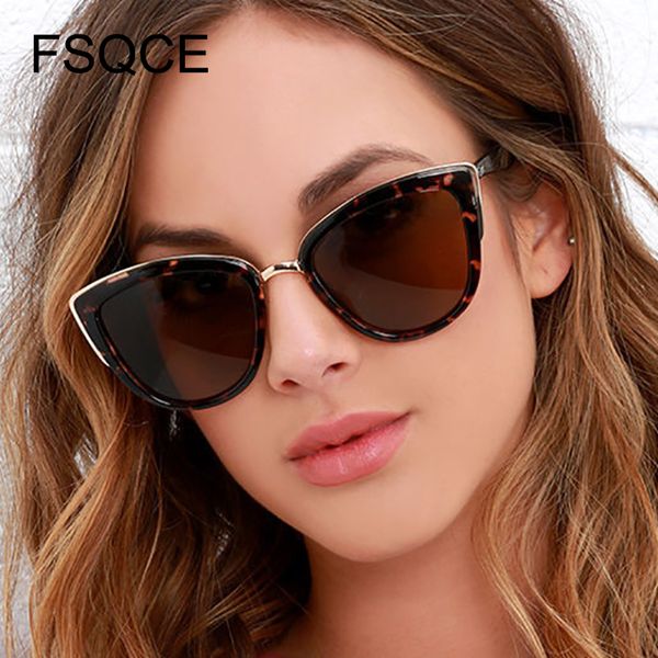 

cat eye sunglasses women vintage gradient glasses sun glasses female eyewear uv400, White;black