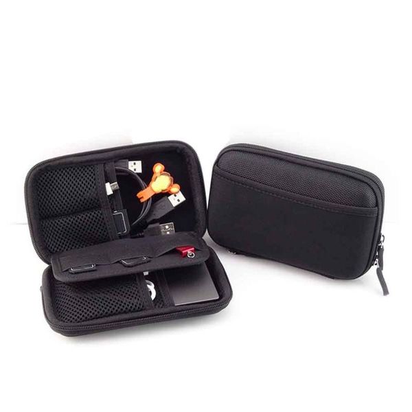 

travel portable zipper closure digital storage bag insert case usb data cable organizer electronic accessory charger pouch bags