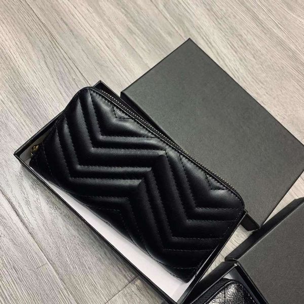 

2021 digner wallets for women brand long wallet purse ladi fashion clutch bag with box digners billeterat02m