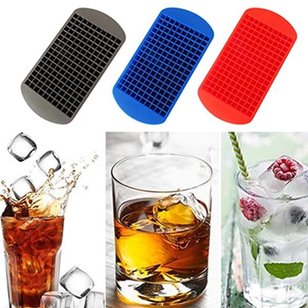 160 Cubos de Bandeja de Gelo Cubos Frozen Mini Cubo Ferramentas de Moldes de Silicone Faça para Cozinha Bar Festa Bebidas Pudim Tool Wll624