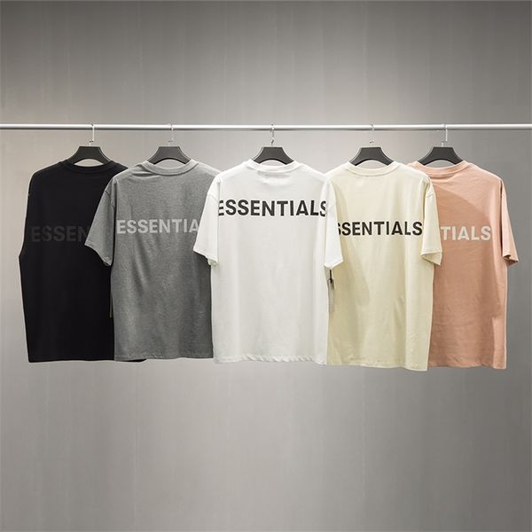 

bear of god essentlals double track 3m reflective letter fog high street short sleeve large edition, White;black