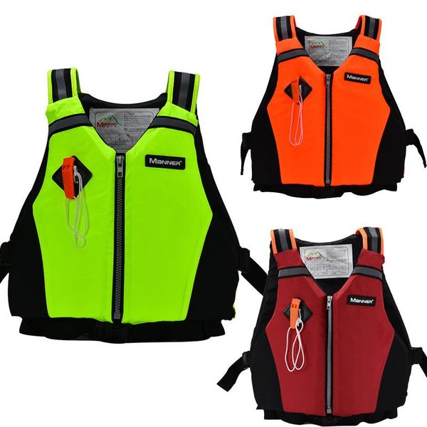 

life vest & buoy womens men's kayak jacket paddle orange green red