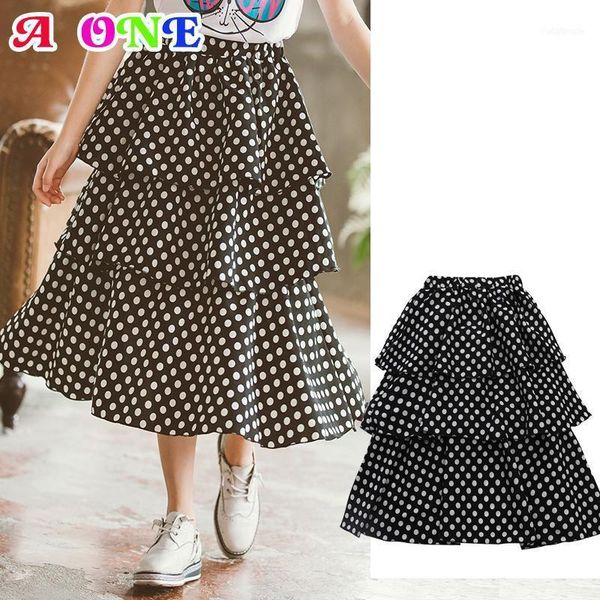 

skirts tutu skirt girls for kids summer casual black a-line dot outdoor princess bottom clothing 5 to 14 years1, Blue
