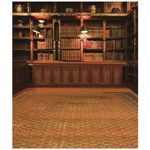 

retro study library books shelf pography po background backdrop prop 3x5ft tripods
