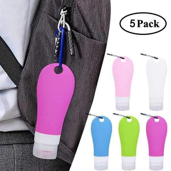 

storage bottles & jars travel plastic clear keychain leakproof empty containers flip cap durable practical convenience home tool