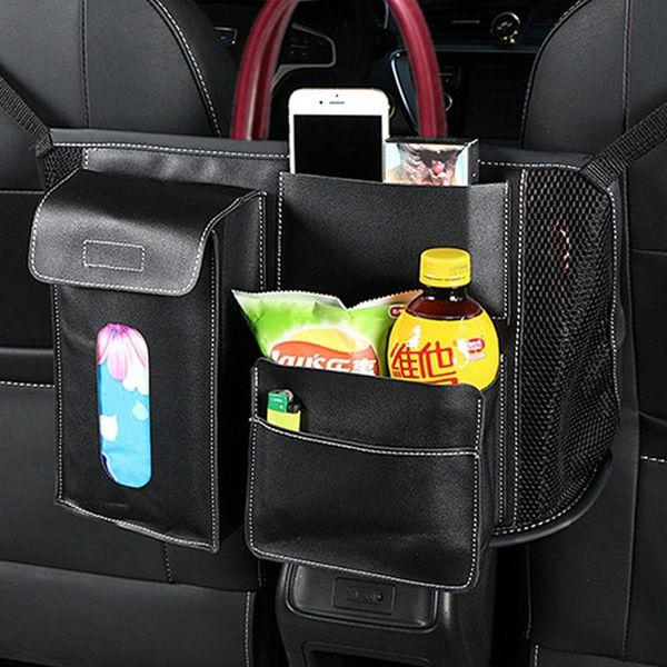 

car organizer multifunction chair back sundries storage bag interior accessories phone drinking stowing tidying seat
