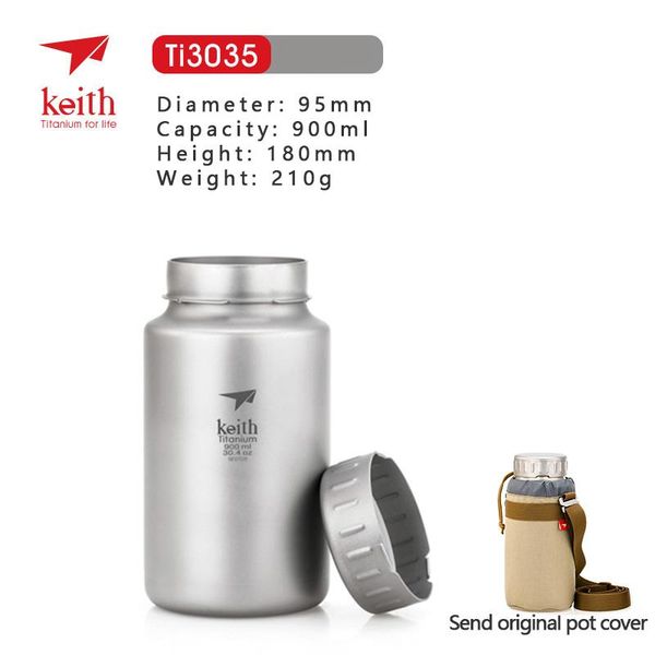 

water bottle pure titanium wide mouth kettle outdoor sports lightweight portable large capacity cup product