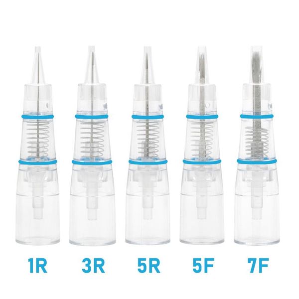

10pcs 0.35mm tattoo needles 1/3/ 5f/7f makeup needle 316 stainless steel disposable