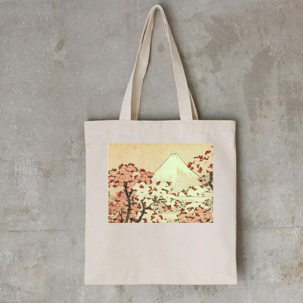 Торговые сумки Художественная женская сумка мода этнического стиля холст цветочные с личности на открытом воздухе для китайской живописи