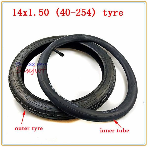 

motorcycle wheels & tires bicycle tyre 40-254 14x1.50 inner tube fitting 14 inch tire