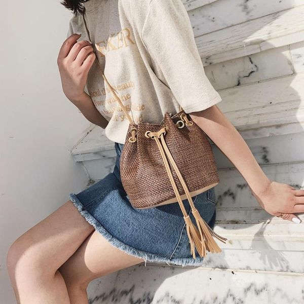 

bags for women 2021 fashion wild bucket trend shoulder bag waist