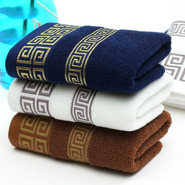 

100% cotton soft embroidered face towel bathroom 5s-10s strongly water absorbent beach towels 35x75cm