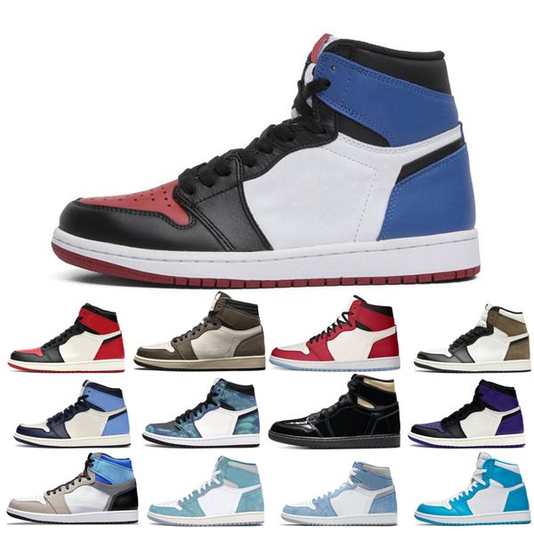 

2022 jumpman 1s basketball shoes men's turbo green unc dark mocha dye court purple bred toe cactus jack chicago obsidian shadow good co