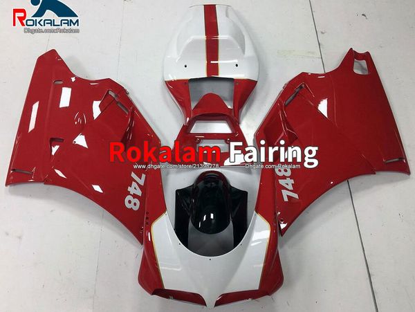 

for ducati 996 748 plastic covers 1996 1997 1998 1999 2000 2001 2002 1099 96-02 red white fairings (injection molding)