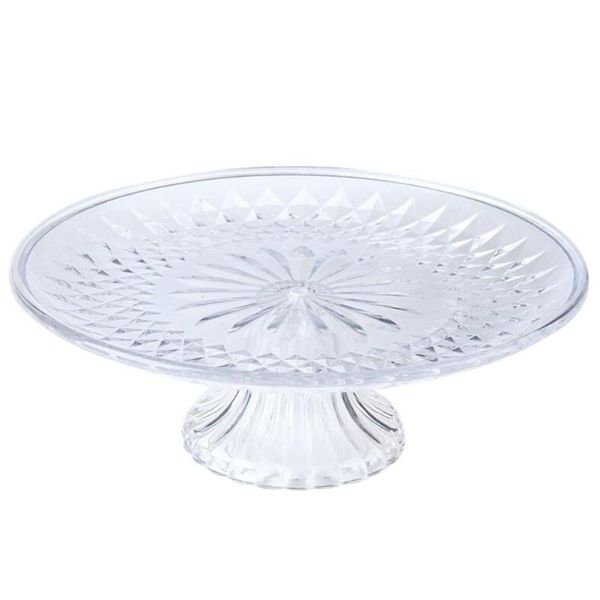 

acrylic dessert fruit plate highly transparent snack party tableware festival cake home kitchen enjoyable dishes & plates
