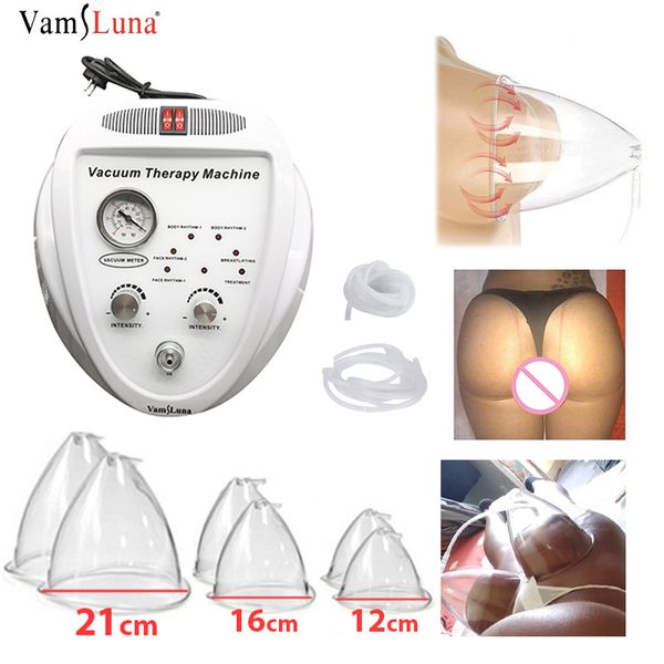 

21cm suction cuping breast buttÂ enlarger enhancement pump hip lifting colombien massage strong power bbl vacuum therapy machine
