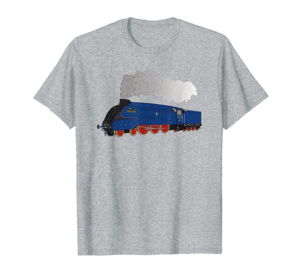 

mallard 4468 fastest british steam locomotive class 4 t-shirt, White;black