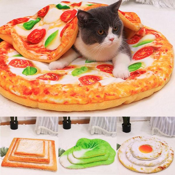 

cat beds & furniture creative food pattern pet mat blanket soft flannel chihuahua sofa bed small and medium-sized cats dogs manta para gato