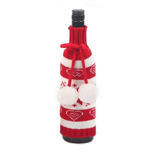 

party decoration christmas wine bottle cover merry for home noel ornaments xams gifts year cristmas decor
