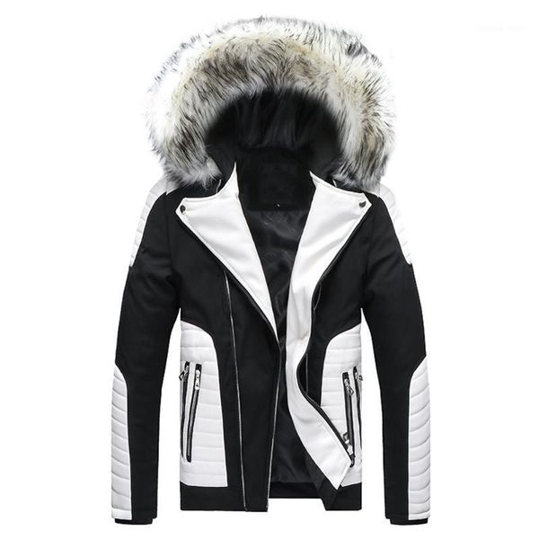 

men's down & parkas autumn and winter men trench casual jackets coat for black jacket warm overcoat parka outwear