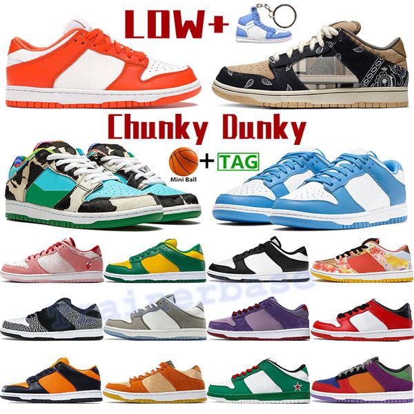 

chunky dunky basketball shoes low mens sneakers unc sp syracuse coast white black laser orange shadow men trainers university red pine green