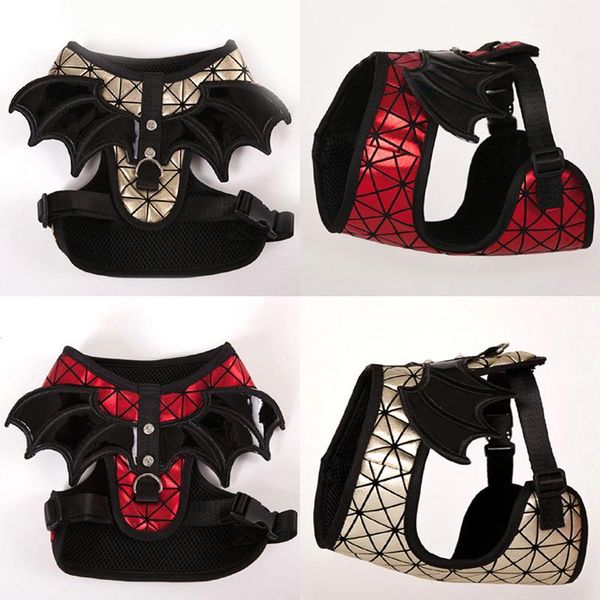 

dog collars & leashes pet harness leash training walk vest for small medium dogs cat with set chihuahua products 8533 s-xl