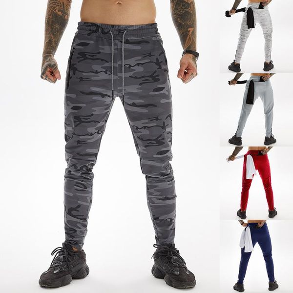 

men's pants joggers men cotton fashion camo camouflage jogger black grey sweatpants trousers clothing mens zipper sweat track