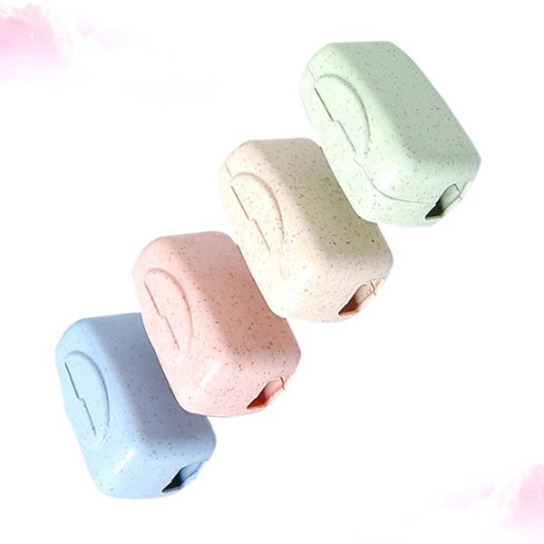 

4pcs toothbrush protective cap head cover waterproof for outdoor travel bath accessory set
