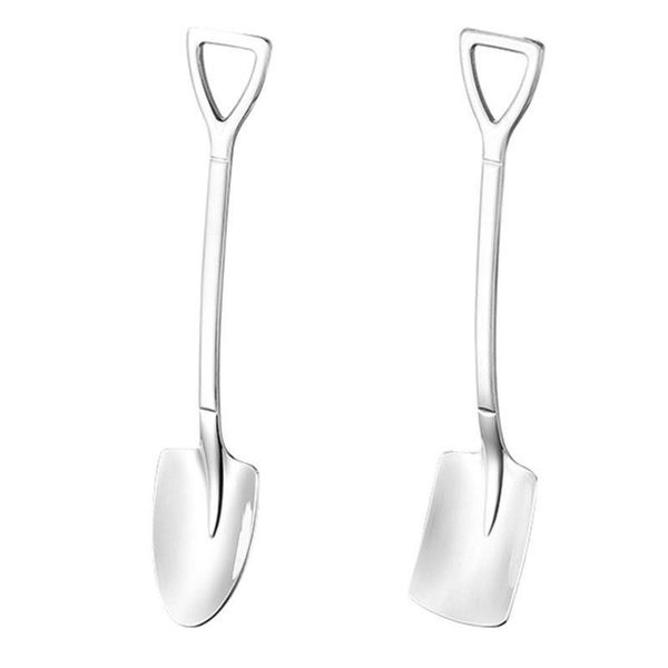 

spoons stainless steel measuring spoon dessert seasoning stirring coffee fruit powder milk