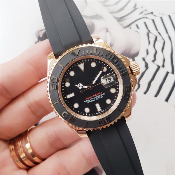 

wristwatches dive men automatic mechanical watches luxury sapphire crystal super luminous ceramic bezel diver watch, Slivery;brown