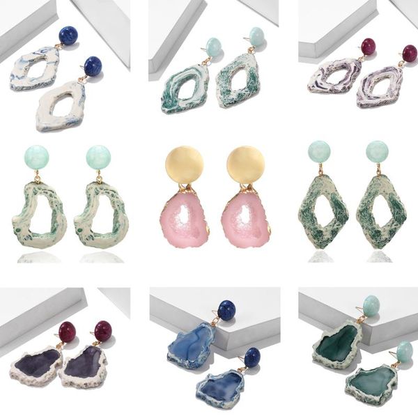 

acrylic earrings for women bohemian designer party fashion jewelry dangle & chandelier, Silver