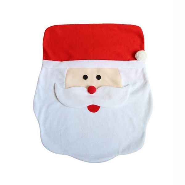 

chair covers christmas cover santa claus hat year decorations for home ornaments