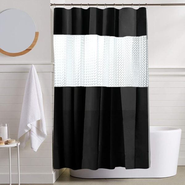 Güzel lüks duş perdesi siyah abd beyaz sanat su geçirmez perdeler cortinas de ducha banyo dekor bw50yl