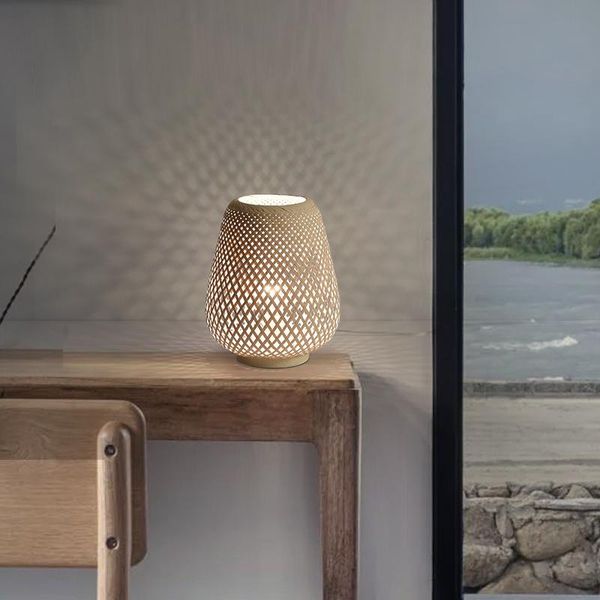 

table lamps custom vintage lamp nordic simple bed & breakfast bedroom ins warm bedside retro bamboo