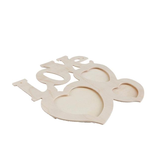 

frames and mouldings 1pc home wider hollow love wooden po frame diy picture art decor white base