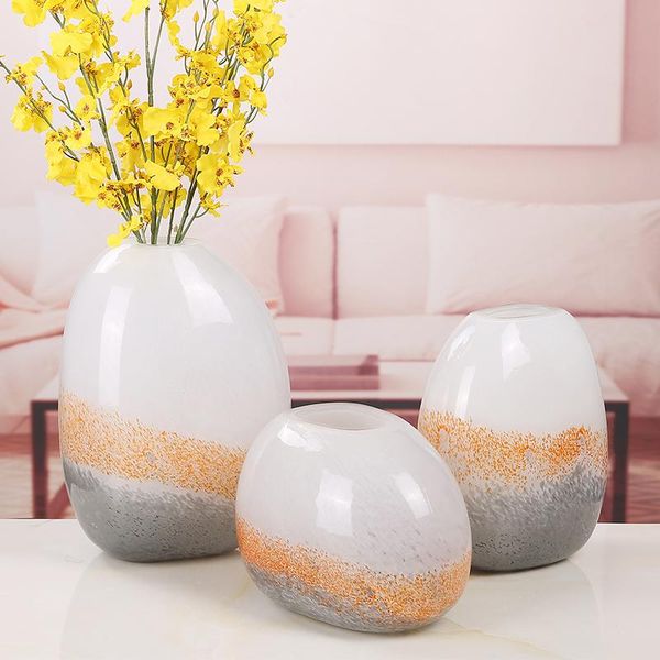 

vases simple modern home accessories colored glass vase decoration water culture