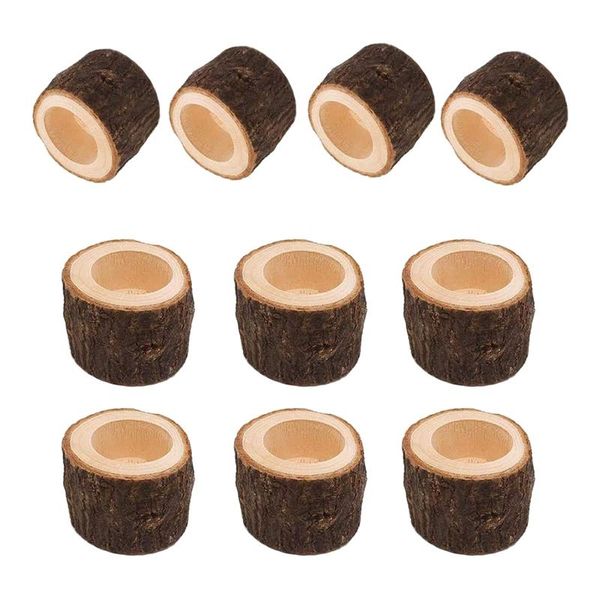 

candle holders 10pcs wooden tea light holders,for wedding centerpieces for table,halloween,christmas,valentine's day,home decor