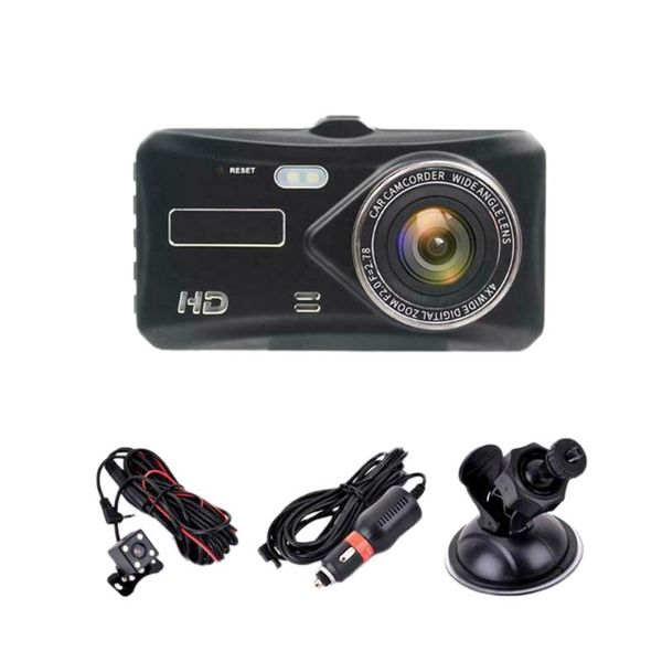 

4.0 inch press fhd 1080p dual lens car dvr reversing camera video dash cam recorder dvrs