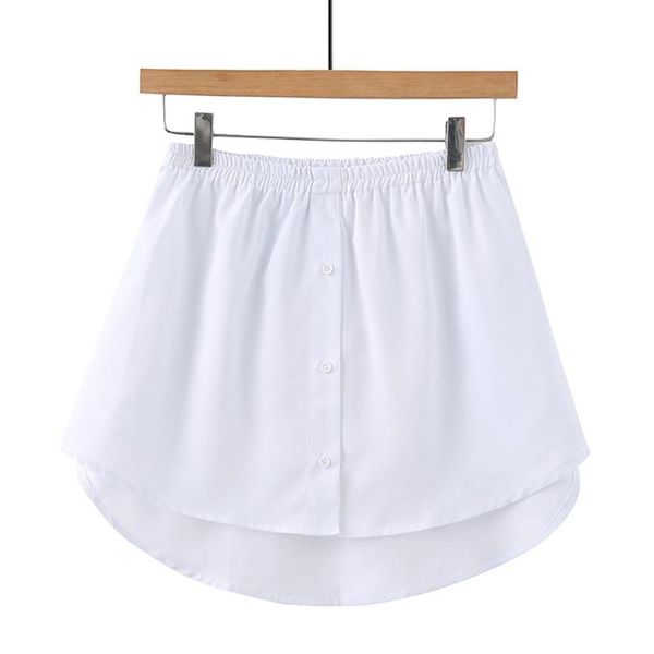 

skirts adjustable layering fake lower sweep skirt half-length splitting a version mini shirt extenders fou99, Black