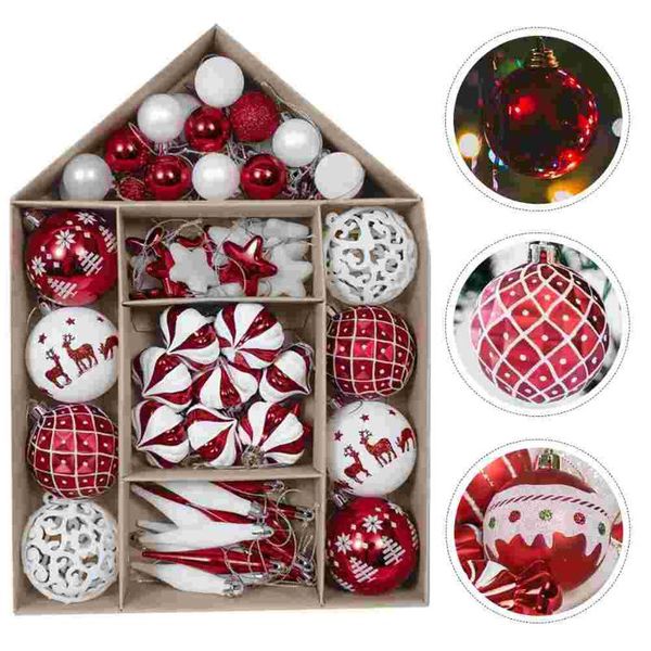 

party decoration 70pcs christmas pendant xmas tree hanging festival ornament