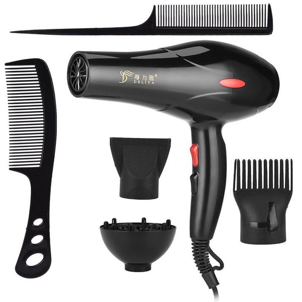 

professional negative ion hair dryer fan home use cold blow drying barber salon blower diffuser concentrator nozzles electric brushes