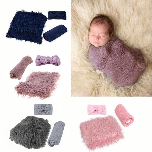 

born pography props toddler po blankets wrap and headband long ripple prop & swaddling