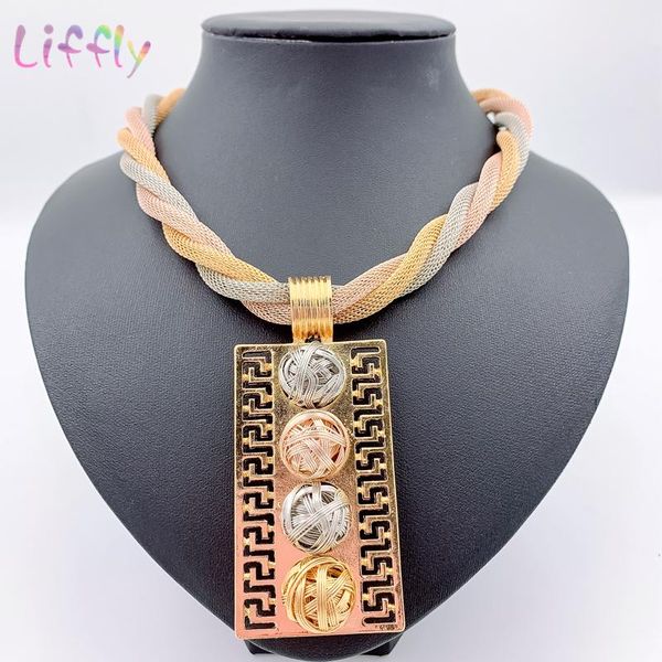 

earrings & necklace nigerian fashion jewelry sets wedding for women square pendant ring gift drop, Silver