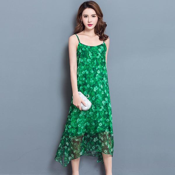 

casual dresses 2021 summer point dress women korean sling off shoulder backless loose chiffon long plus size vestido, Black;gray