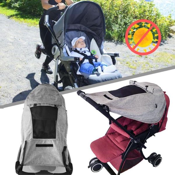 

stroller parts & accessories universal born baby sun shade waterproof upf 50+ anti-uv protector awning mommy infants travel shopping