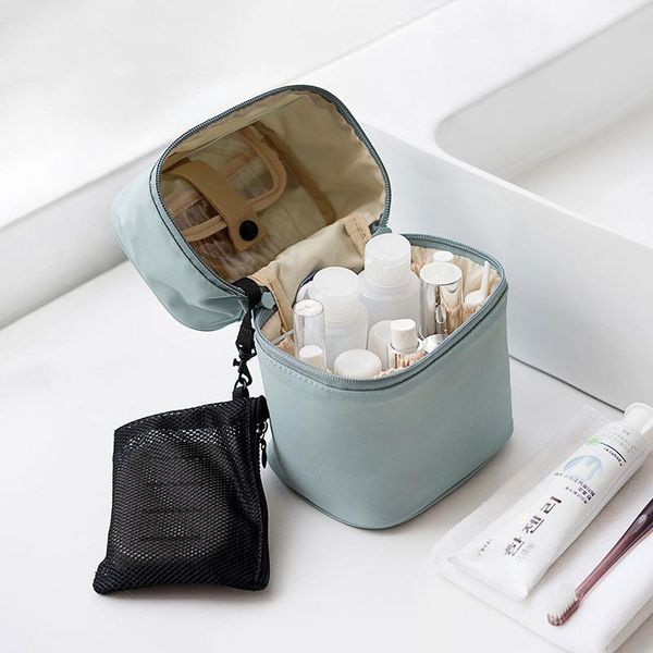 

suitcase cosmetic bag ladies clutch storage makeup pouch bags & cases