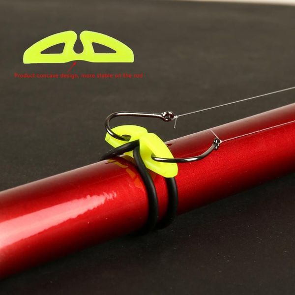 

fishing hooks 10pcs/pack accessories lure hook sea bait ring safe keeping for rod outdoor