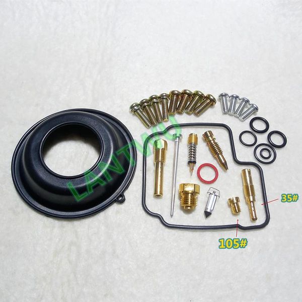 

motorcycle fuel system hmhonda cb-1 400cc/cb400f/nc27 four-cylinder road races keihin carburetor repair kit with seals and vacuum diaphragm