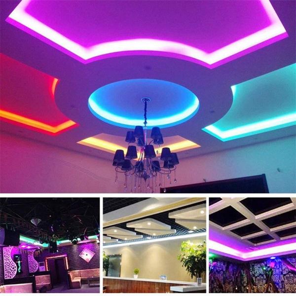 

non-waterproof rgb color changing 60 lamp / meter with 44-key infrared controller adpater led strip light decoration strips